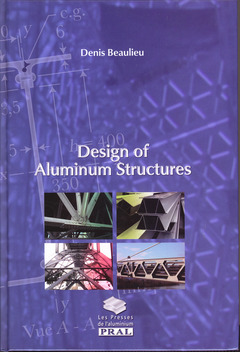 Couverture de l’ouvrage Design of aluminium structures
