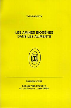 Couverture de l'ouvrage Les amines biogènes dans les aliments
