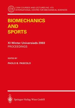 Couverture de l’ouvrage Biomechanics and Sports