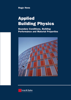 Couverture de l’ouvrage Applied building physics: boundary conditions, building performance and material properties (paperback)