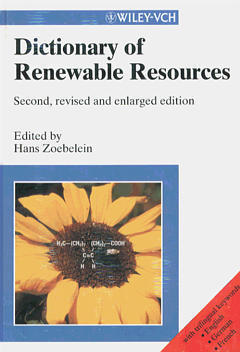 Couverture de l’ouvrage Dictionary of renewable resources 2nd edition