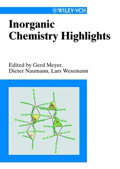 Couverture de l’ouvrage Inorganic Chemistry Highlights