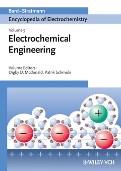 Cover of the book Encyclopedia of electrochemistry, volume 5 : Electrochemical engineering