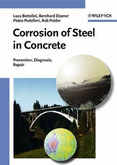 Couverture de l’ouvrage Corrosion of steel in concrete