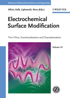 Couverture de l’ouvrage Electrochemical Surface Modification
