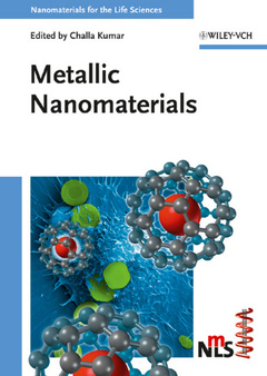 Couverture de l’ouvrage Metallic nanomaterials