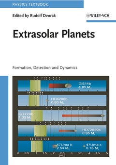 Couverture de l’ouvrage Extrasolar planets: Formation, detection & dynamics