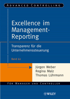 Couverture de l’ouvrage Excellence im management reporting : transparenz für die unternehmenssteuerung