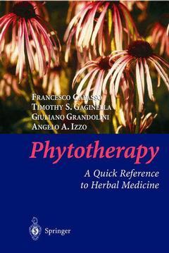 Couverture de l’ouvrage Phytotherapy