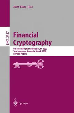 Couverture de l’ouvrage Financial Cryptography