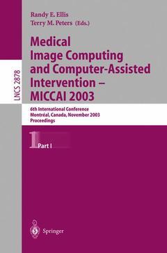Couverture de l’ouvrage Medical Image Computing and Computer-Assisted Intervention - MICCAI 2003