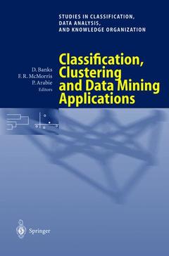 Couverture de l’ouvrage Classification, Clustering, and Data Mining Applications