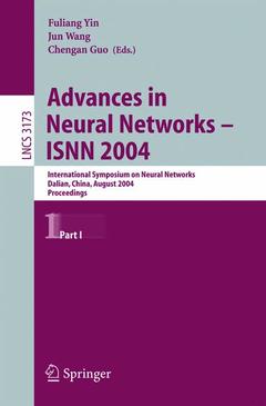 Couverture de l’ouvrage Advances in Neural Networks - ISNN 2004