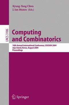 Cover of the book Computing and Combinatorics