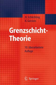 Couverture de l’ouvrage Grenzschicht-Theorie