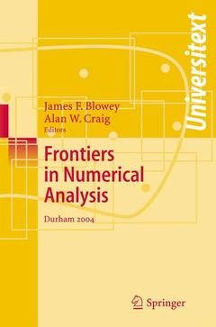 Cover of the book Frontiers of Numerical Analysis