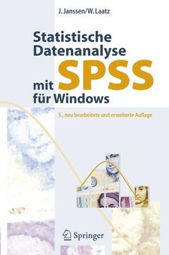Couverture de l’ouvrage Statistische datenanalyse mit spss für windows: eine anwendungsorientierte einführung in das basissystem und das modul exakte tests (5th ed )