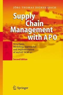 Couverture de l’ouvrage Supply chain management with APO,