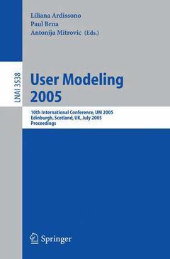 Couverture de l’ouvrage User Modeling 2005