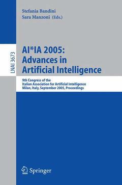 Couverture de l’ouvrage AI*IA 2005: Advances in Artificial Intelligence