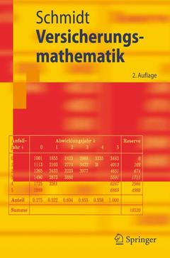 Cover of the book Versicherungsmathematik (2nd ed )