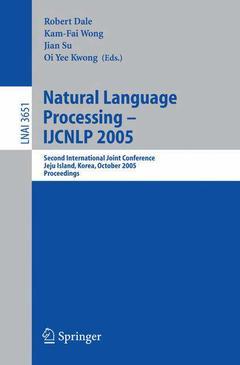 Cover of the book Natural Language Processing - IJCNLP 2005