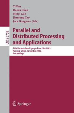 Couverture de l’ouvrage Parallel and Distributed Processing and Applications
