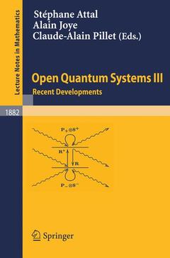 Couverture de l’ouvrage Open Quantum Systems III