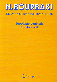 Cover of the book Topologie générale