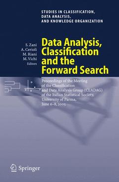 Couverture de l’ouvrage Data Analysis, Classification and the Forward Search