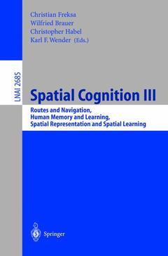 Couverture de l’ouvrage Spatial Cognition III