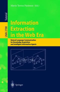 Couverture de l’ouvrage Information Extraction in the Web Era