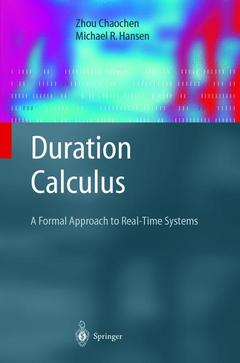 Couverture de l’ouvrage Duration Calculus