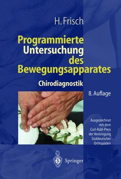 Couverture de l’ouvrage Programmierte untersuchung des bewegungsapparates: chirodiagnostik (8th ed )
