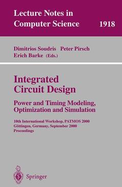 Cover of the book Integrated Circuit Design: Power and Timing Modeling, Optimization and Simulation