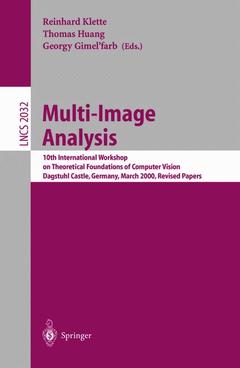 Couverture de l’ouvrage Multi-Image Analysis
