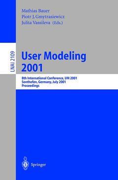 Cover of the book User Modeling 2001