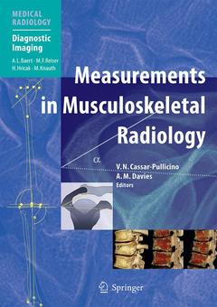 Cover of the book Measurements in Musculoskeletal Radiology