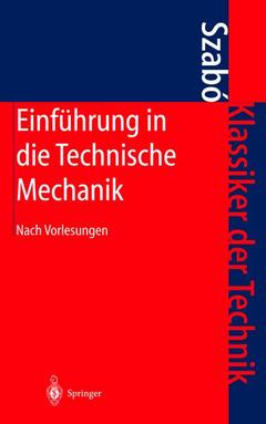 Couverture de l’ouvrage Einführung in die Technische Mechanik