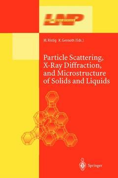Couverture de l’ouvrage Particle Scattering, X-Ray Diffraction, and Microstructure of Solids and Liquids