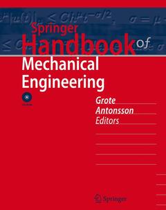 Couverture de l’ouvrage Springer handbook of mechanical engineering