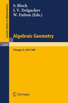 Couverture de l’ouvrage Algebraic Geometry
