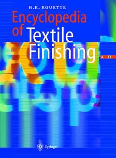 Couverture de l’ouvrage Encyclopedia of textile finishing 3 volumes with CD ROM