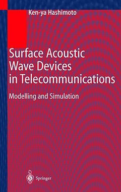Couverture de l’ouvrage Surface Acoustic Wave Devices in Telecommunications