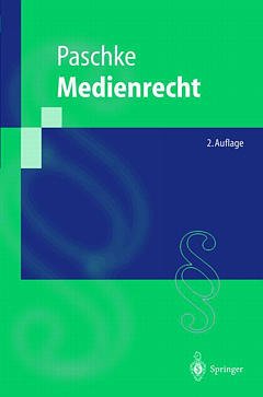 Couverture de l’ouvrage Medienrecht 2 aufl (springer-lehrbuch)