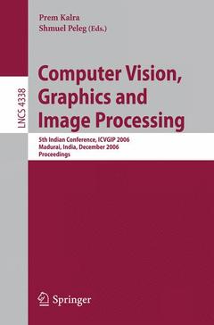 Couverture de l’ouvrage Computer Vision, Graphics and Image Processing