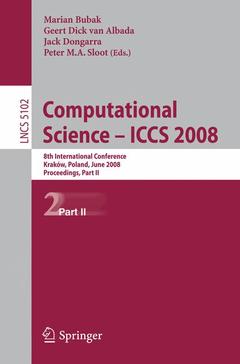 Couverture de l’ouvrage Computational Science – ICCS 2008