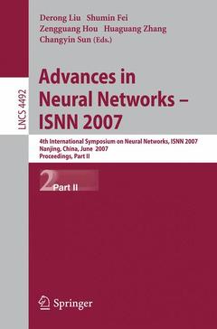 Cover of the book Advances in Neural Networks - ISNN 2007