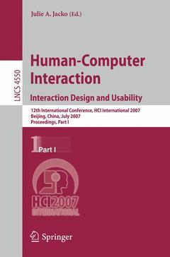 Couverture de l’ouvrage Human-Computer Interaction. Interaction Design and Usability