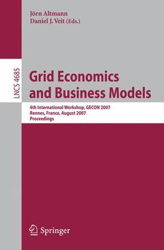 Couverture de l’ouvrage Grid Economics and Business Models